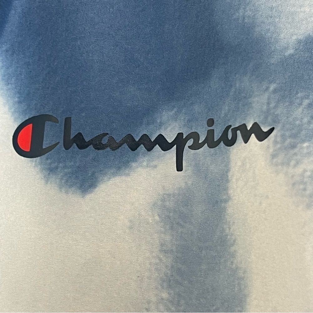 NWT Champion Packable Stadium windbreaker Jacket – Sky & Cloud dye -Men Small - Picture 4 of 14